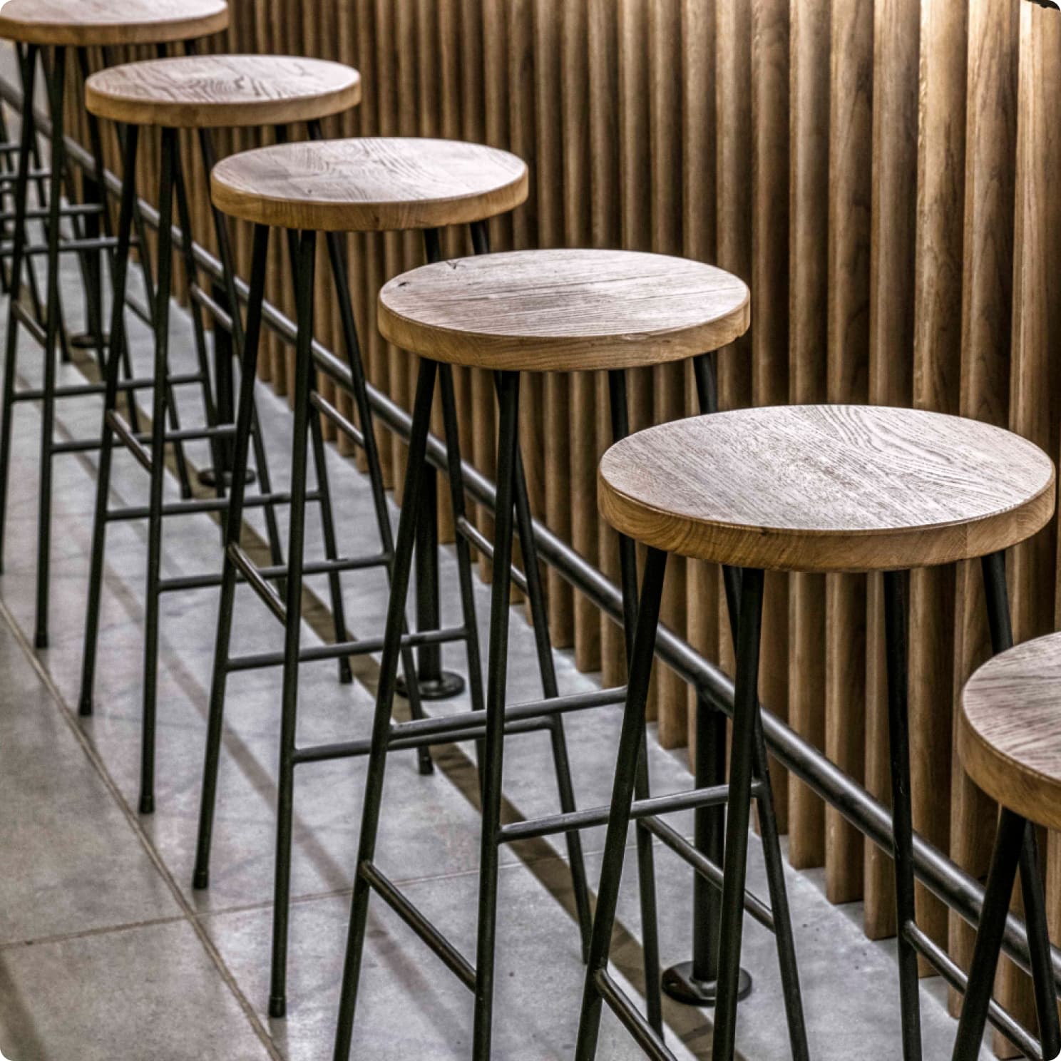 Meble industrialne loftowe hokery