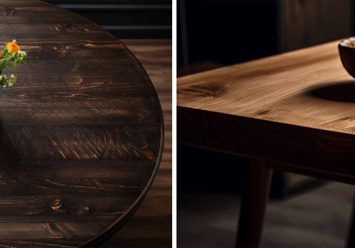 Porównanie stół okrągły vs prostokątny